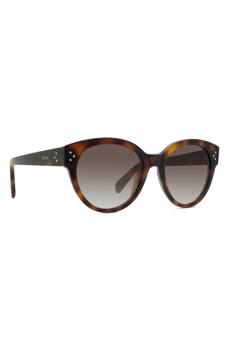 CELINE 54mm Gradient Round Sunglasses, Alternate, color, 