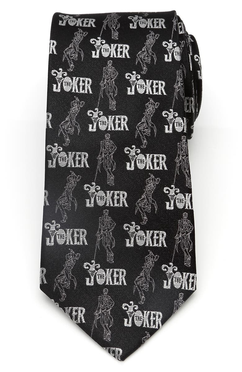 Cufflinks, Inc. Joker Pose Silk Tie, Main, color, 