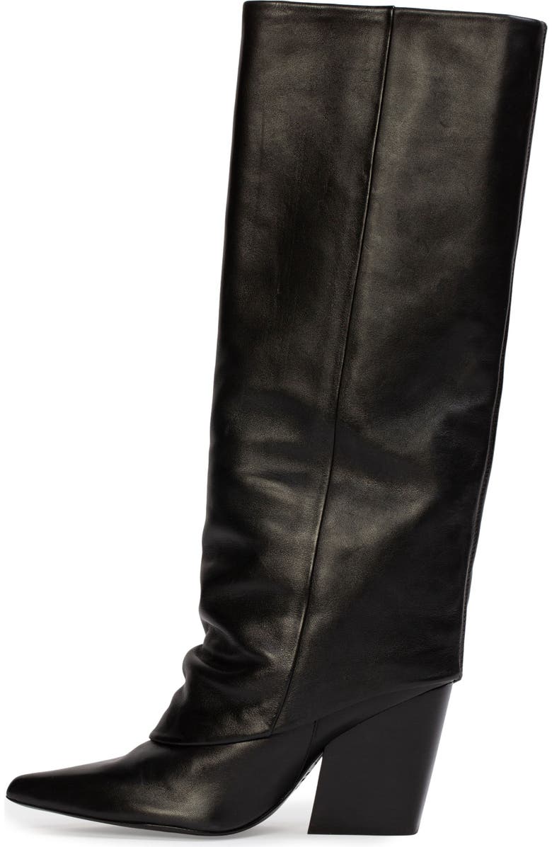 BLACK SUEDE STUDIO Nev 100 Leather Boot, Alternate, color, Black Leather