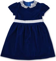 Florence Eiseman Velvet Dress With Lace Collar