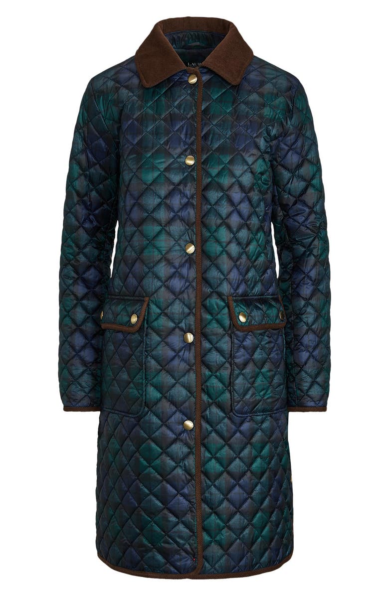 Lauren Ralph Lauren Diamond Quilted Coat, Alternate, color,