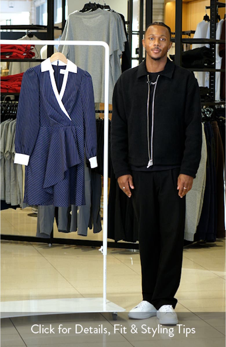 Twist Surplice Shirtdress, sales video thumbnail