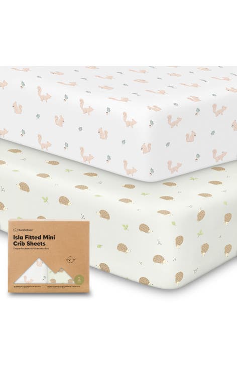Isla Fitted Mini Crib Sheets