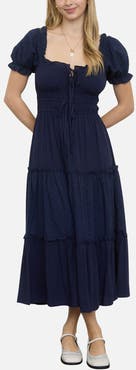 Blu Pepper Tiered Maxi Dress