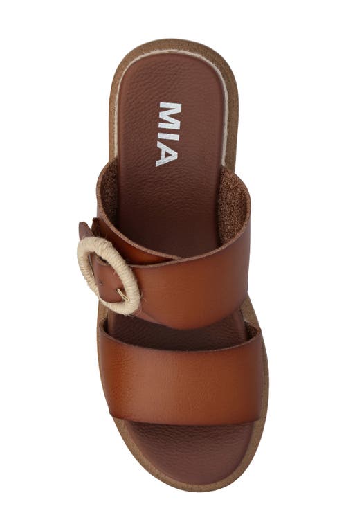 MIA MIA ORLA PLATFORM WEDGE SANDAL 
