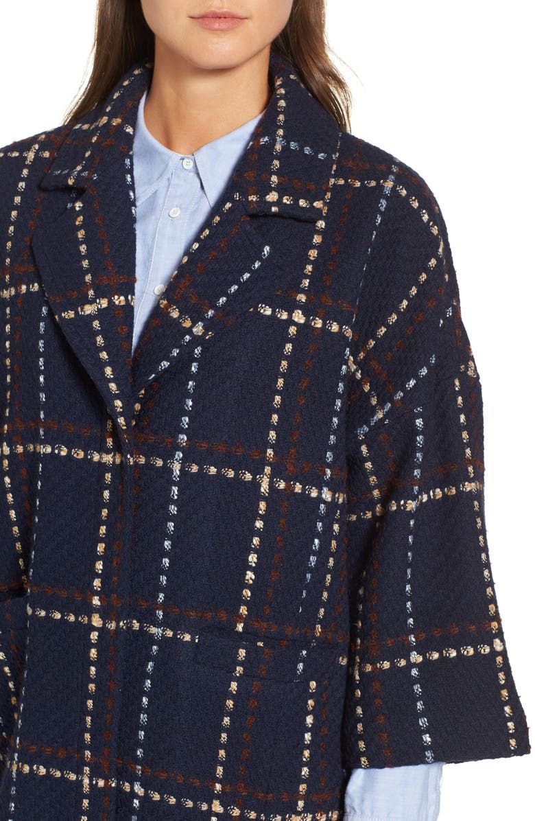 Halogen<sup>®</sup> Plaid Topper, Alternate, color,