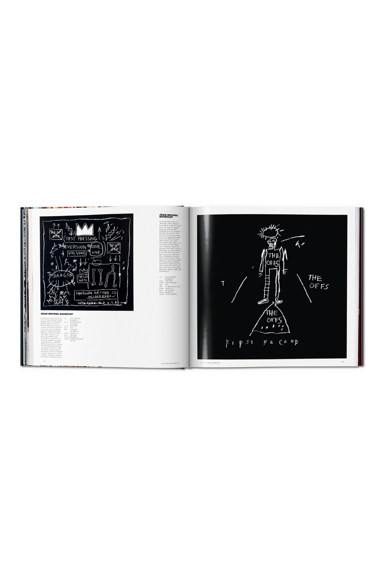 Art Record Covers Book, Alternate, color, Black