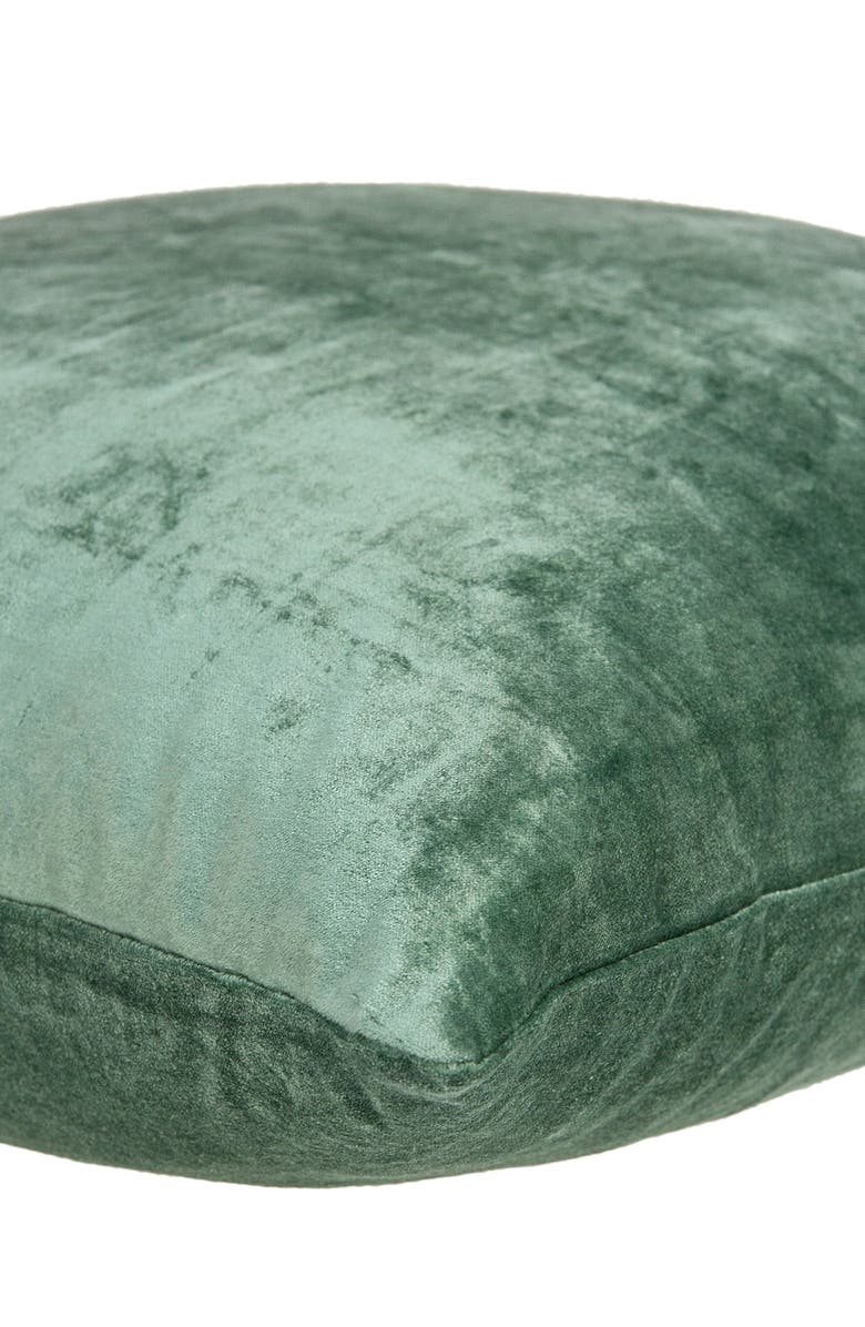 PARKLAND COLLECTION Transitional Solid Throw Pillow, Alternate, color, Green