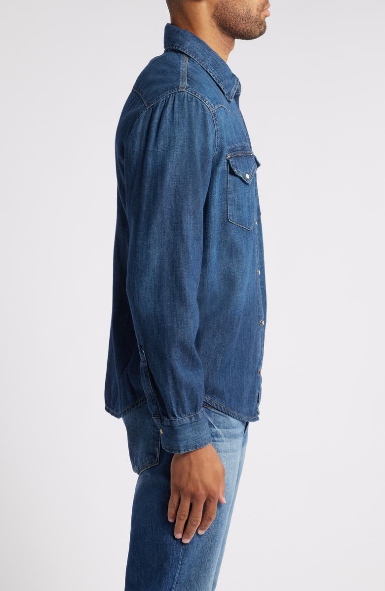AG Aiden Western Denim Snap-Up Shirt, Alternate, color, Exhibition