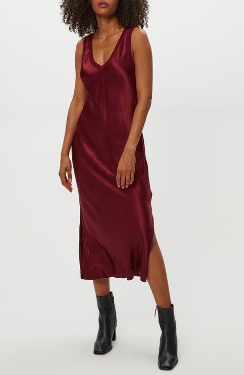 Randi Sleeveless V-Neck Midi Dress