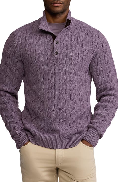 POLO Ralph Lauren 100% Cashmere Washable Crewneck store Sweater in Purple Medium