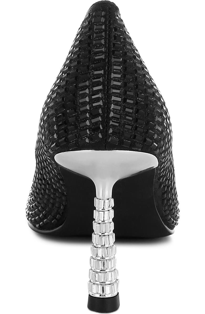 LONDON RAG Benjamins Rhinestone Pump, Alternate, color, Black