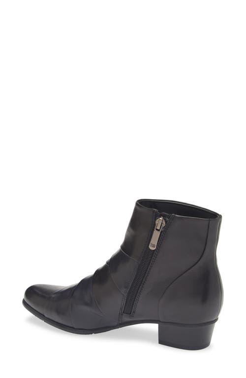 Regarde Le Ciel Stefany Block Heel Bootie In Black