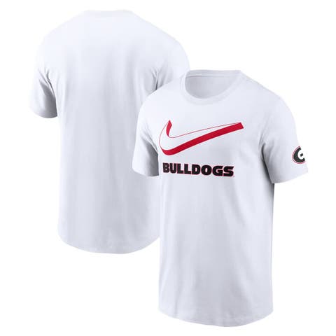 Men's Nike White Georgia Bulldogs Primetime 2-Hit Swoosh T-Shirt