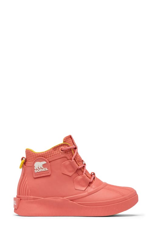 Sorel Out N About Iv Classic Waterproof Duck Boot In Coral Blossom/sea Salt