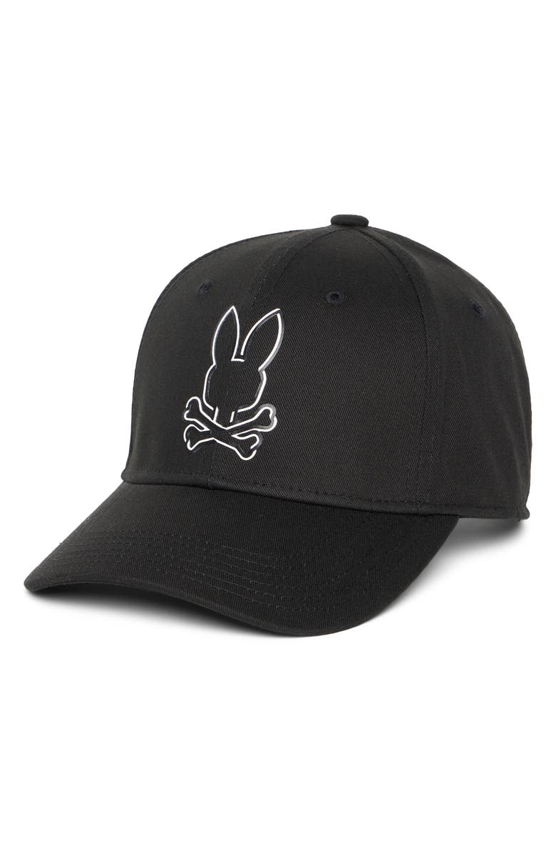 Psycho Bunny Hamilton Adjustable Baseball Cap, Main, color, 