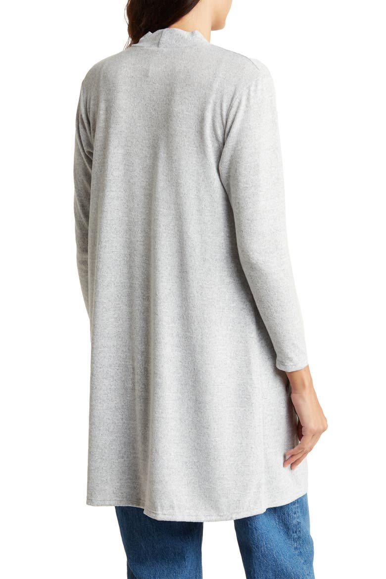 Longline Cardigan, Alternate, color, GREY