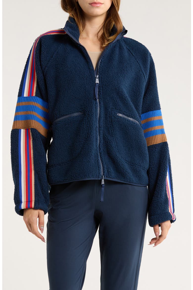 FP Movement Mountain High Fleece Jacket, Alternate, color, MIDNIGHT NAVY COMBO