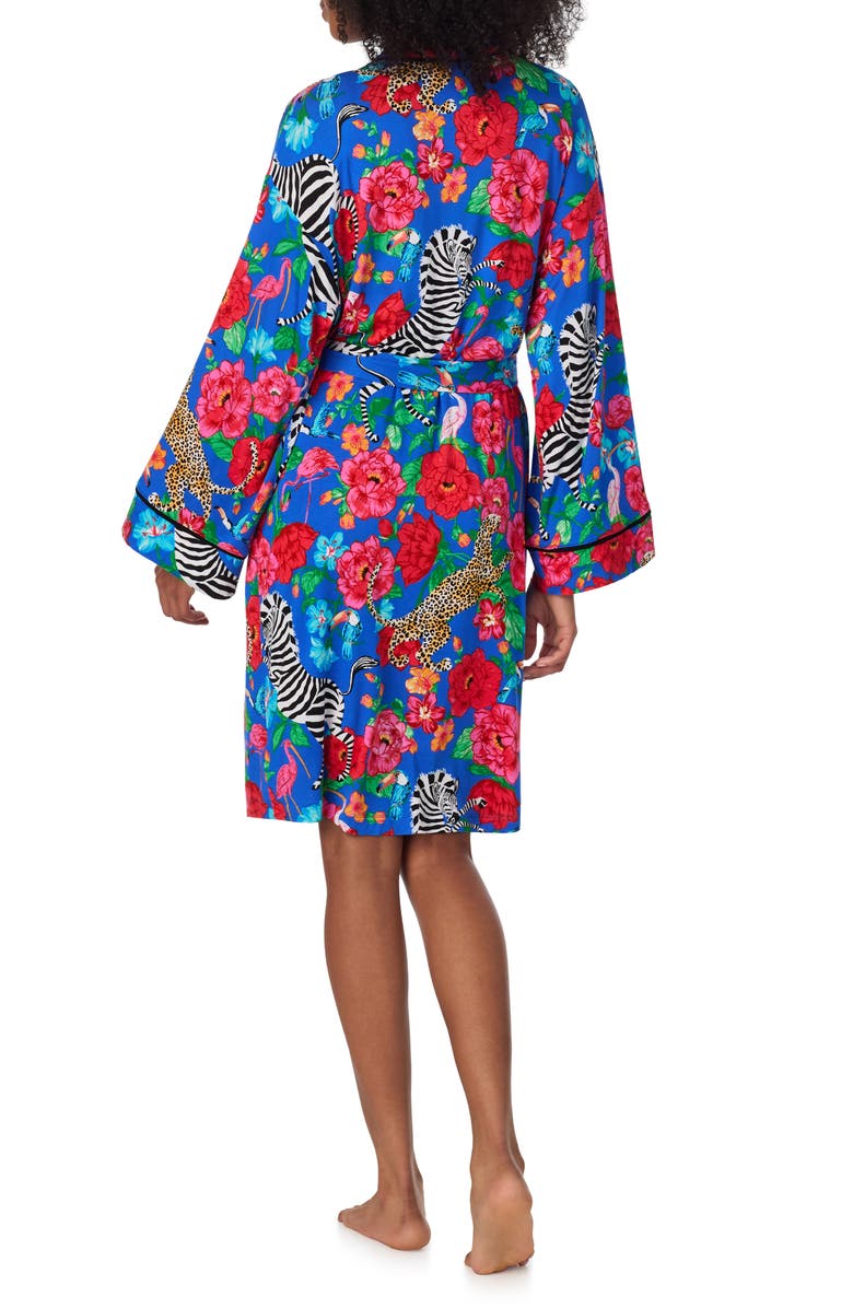 Room Service Pjs Print Longline Robe, Alternate, color, 