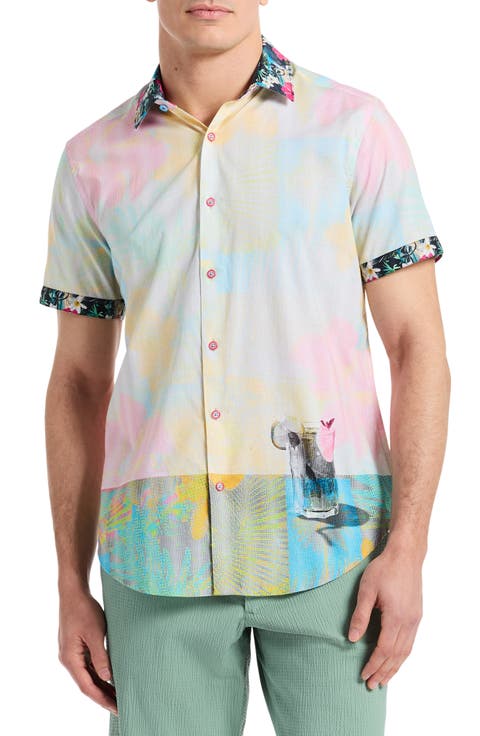 Haze Short Sleeve Button-Up Shirt