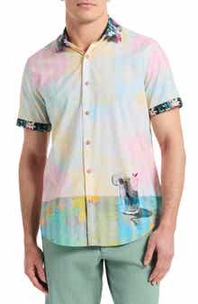 Robert Graham Haze Short Sleeve Button-Up Shirt