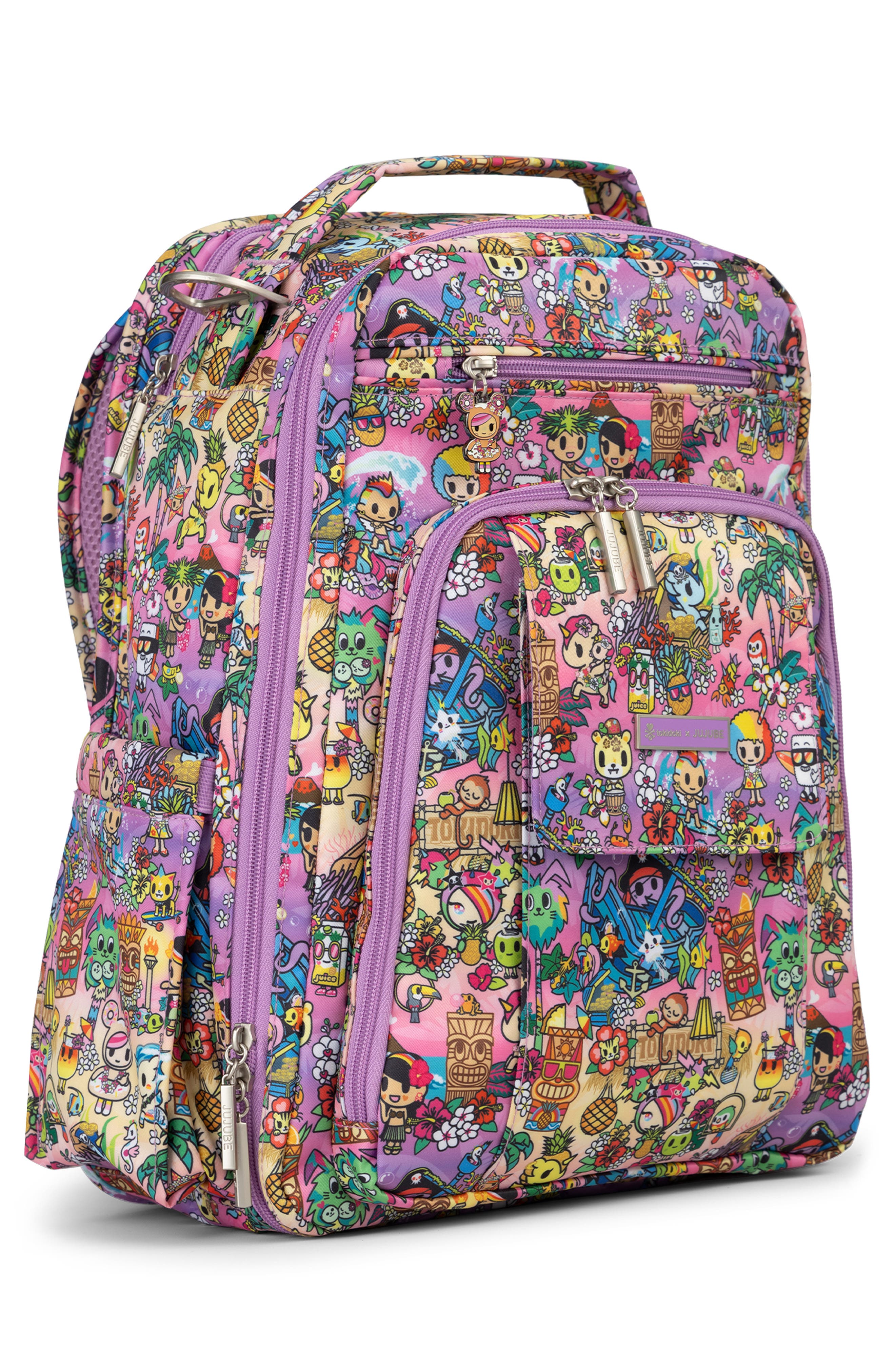 JuJuBe Be Right Back Diaper Bag, Alternate, color, Toki Tiki