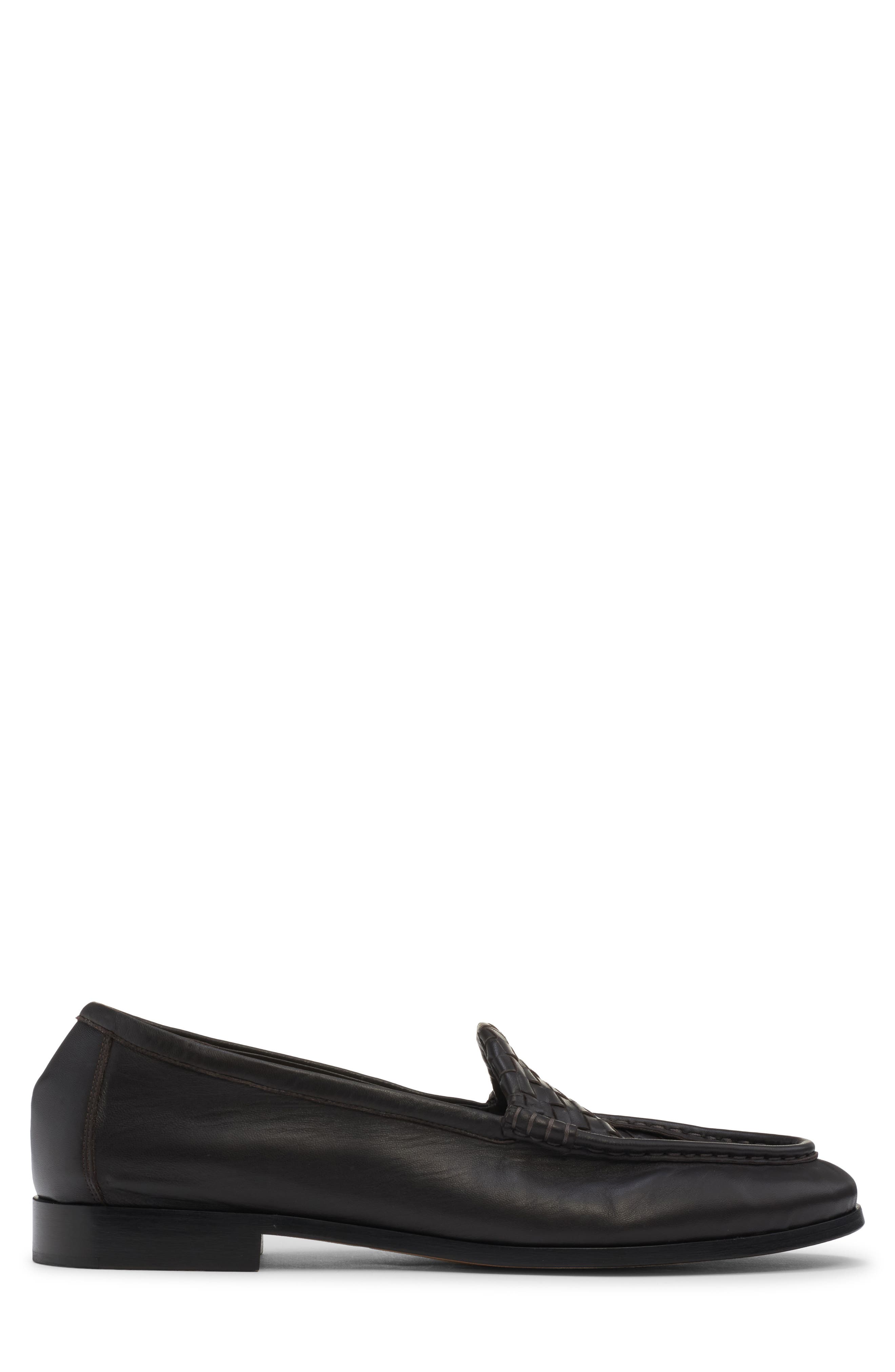 Bottega Veneta Silenzio Leather Loafer, Alternate, color, 2006 Espresso