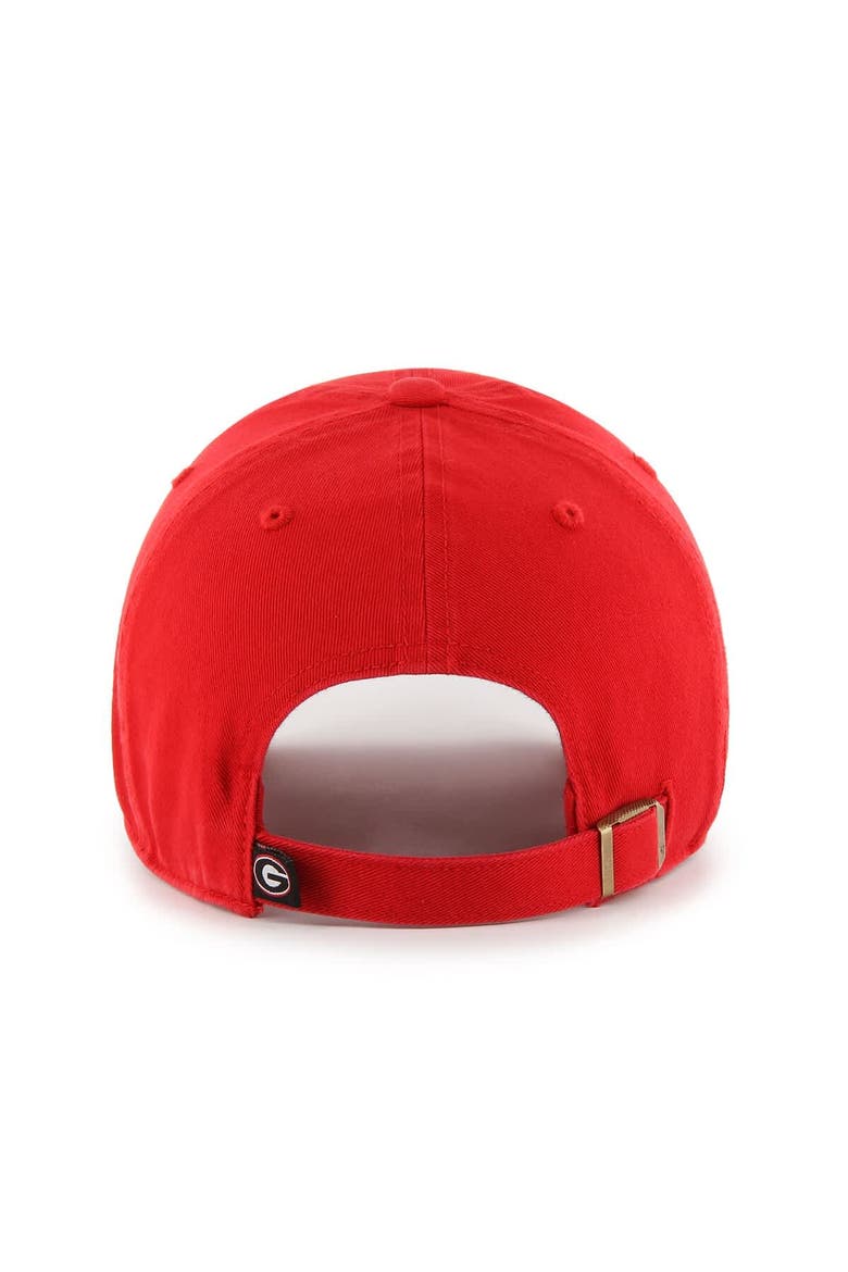 Men's '47  Red Georgia Bulldogs Classic Arch Clean Up Adjustable Hat, Alternate, color, Red