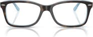 Ray-Ban 53mm Square Optical Glasses