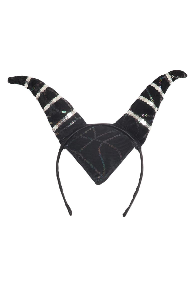 Dark Fairy Headband for Girls, Main, color, Black