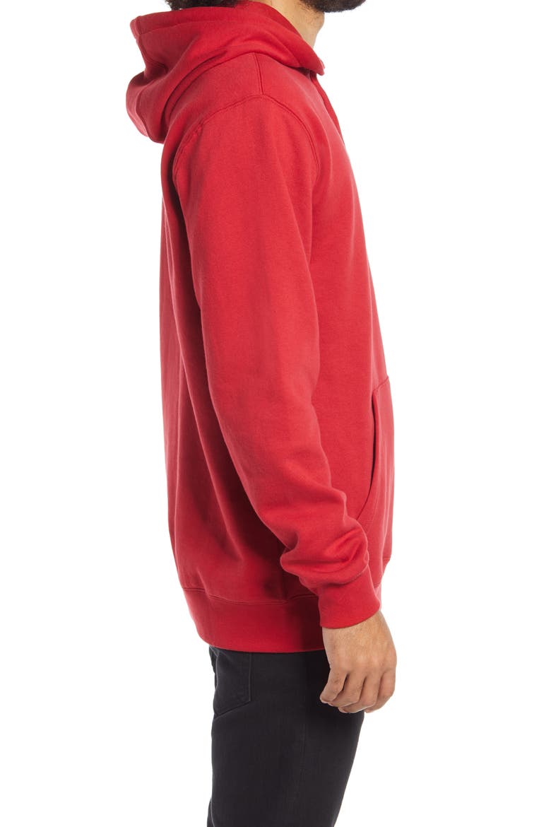 Easy Box Logo Hoodie, Alternate, color, CHILI PEPPER