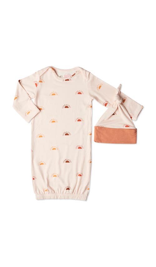 Everly Grey Analise During & After 5-piece Maternity/nursing Sleep Set For Mom & Baby In Neutral