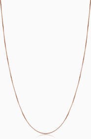 Oradina 14K Gold Bodega Box Chain