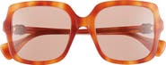 Gucci 54mm Square Sunglasses