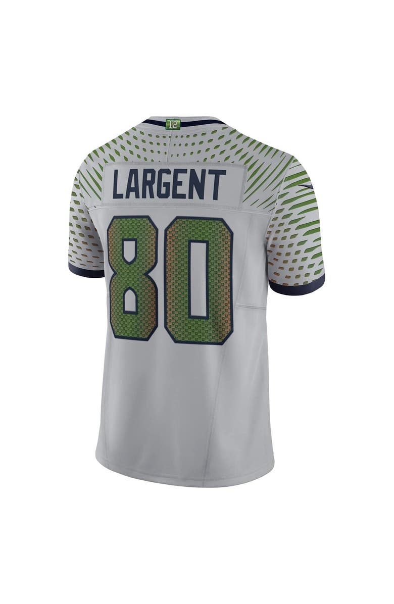 Nike Men's Nike Steve Largent Wolf Gray Seattle Seahawks 2025 Rivalries Collection Retired Player Limited Jersey, Alternate, color, Gray