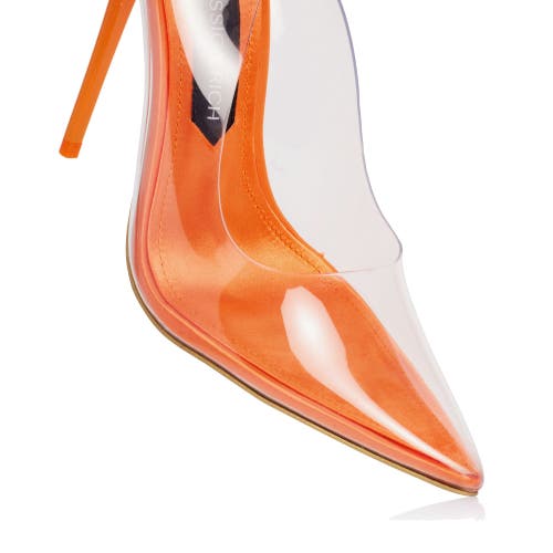 Jessica Rich Fancy Stiletto In Orange