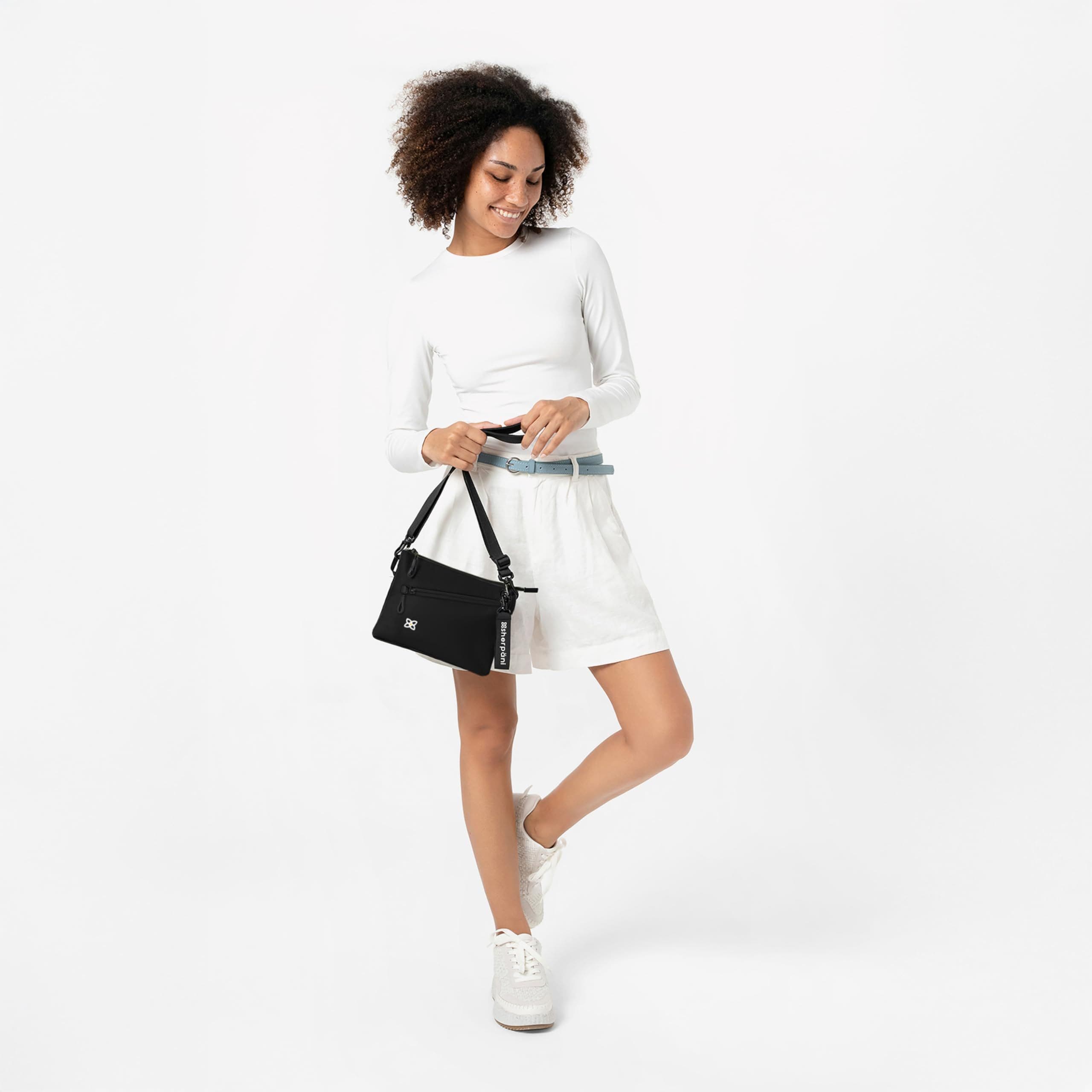 Sherpani Zoom Small Crossbody Purse, Alternate, color, Raven