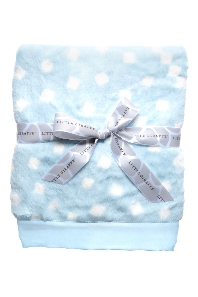 String of Pearls Luxe Baby Blanket, Main, color, BLUE