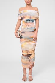 RACHEL Rachel Roy Aubree Off-the-Shoulder Maxi Dress