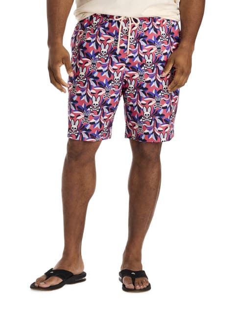 Big & Tall Florian Printed Swim Trunks