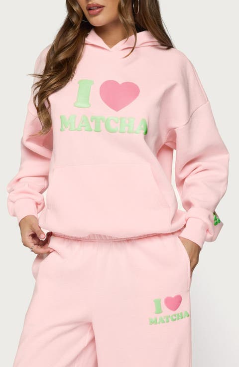 I Heart Matcha Graphic Hoodie