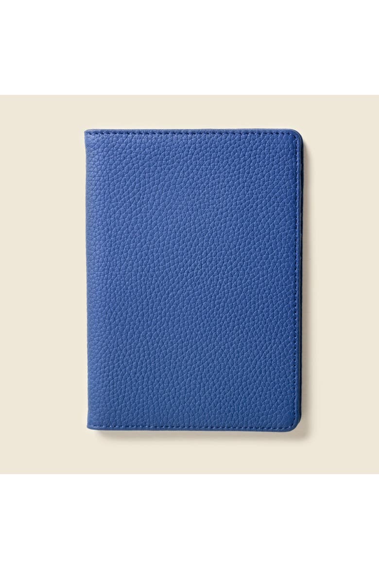 Leather Passport Wallet with RFID Protection, Alternate, color, Cobalt