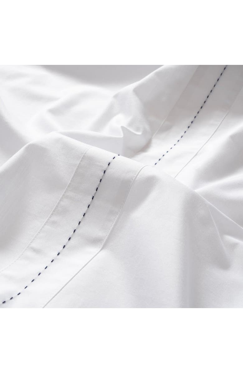 Zsa Zsa Zsu Brito 200 Tc Percale King Size 100% Cotton Duvet Cover Set 94X87 In, Alternate, color, White