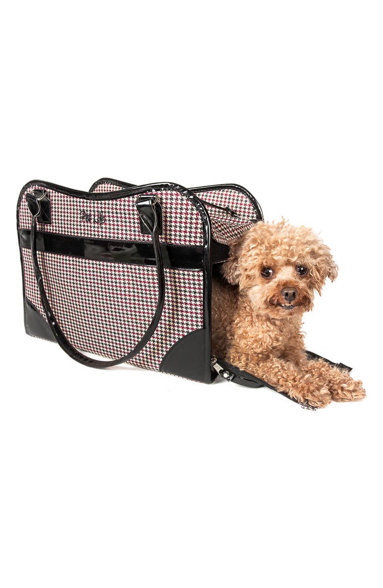PET LIFE Exquisite Dog Carrier Handbag, Alternate, color, Multi-Color