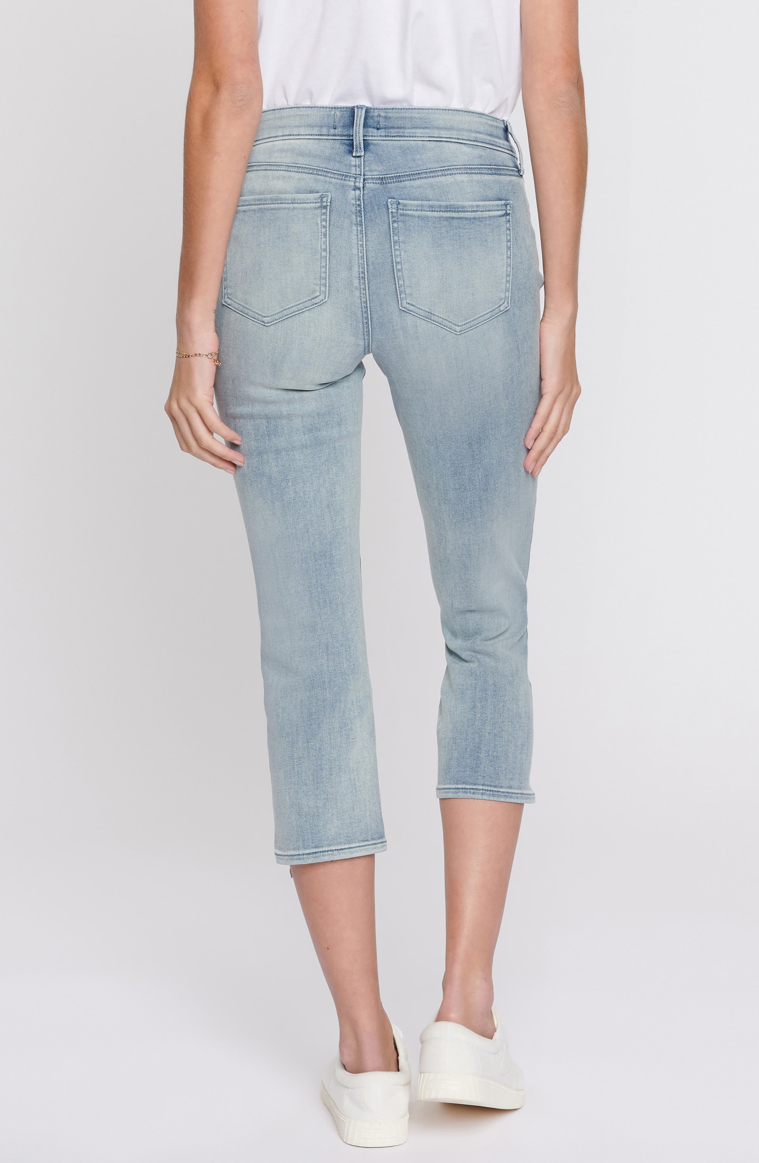 Chloe Zip Hem Capri Jeans - image 2