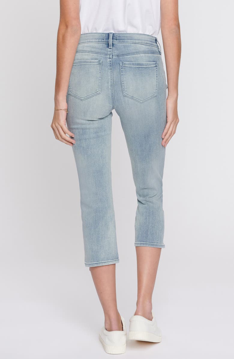 NYDJ Chloe Zip Hem Capri Jeans, Alternate, color,