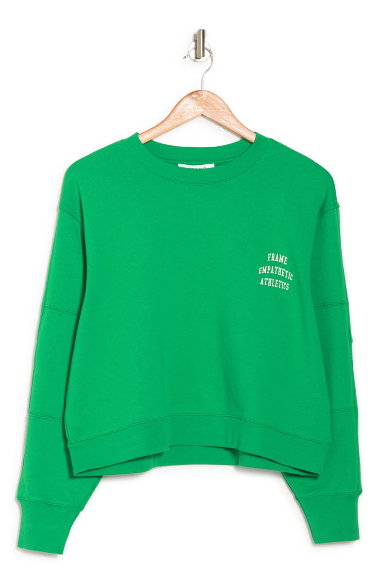 FRAME Crewneck Empathetic Athletes Sweatshirt, Alternate, color, 