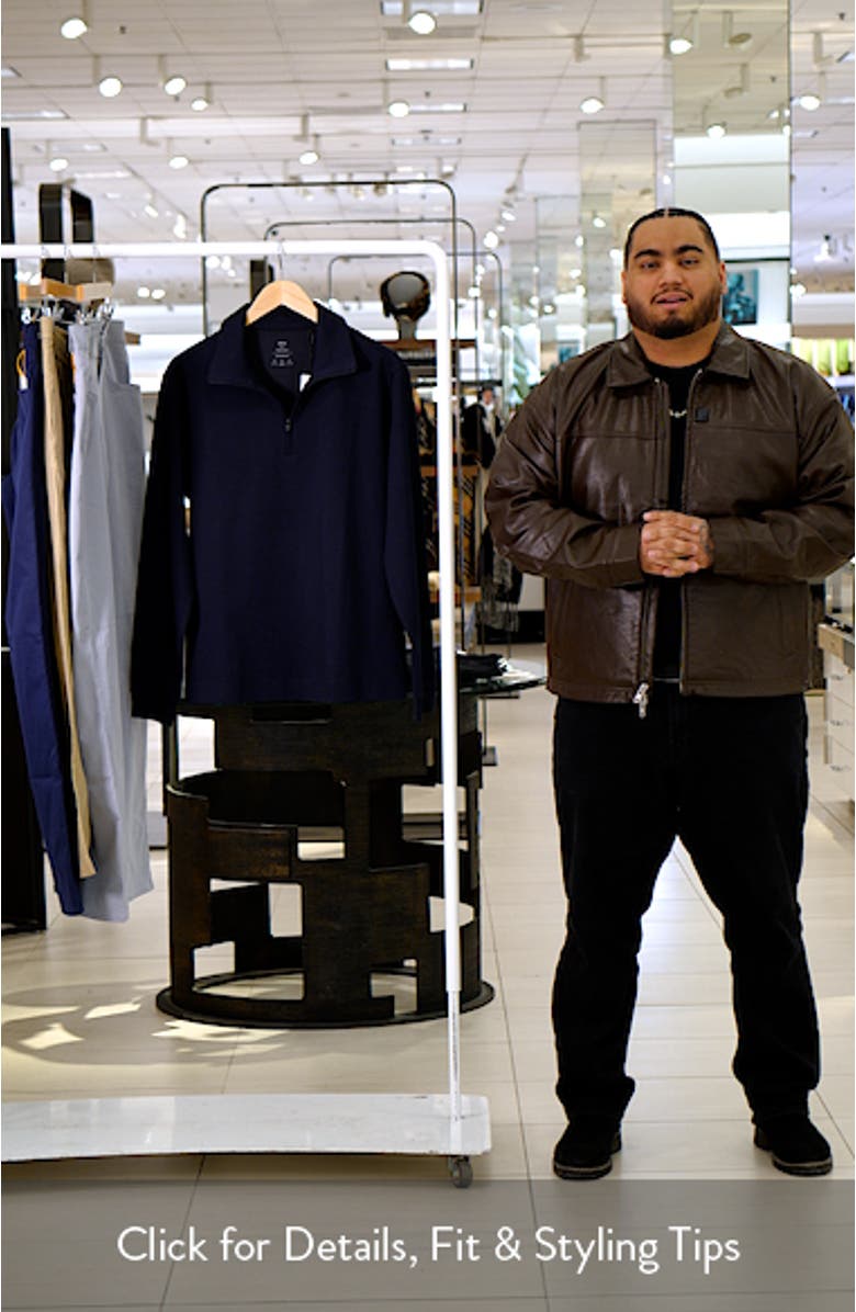 Thermoregulated Regular Fit Quarter Zip Sweater, sales video thumbnail