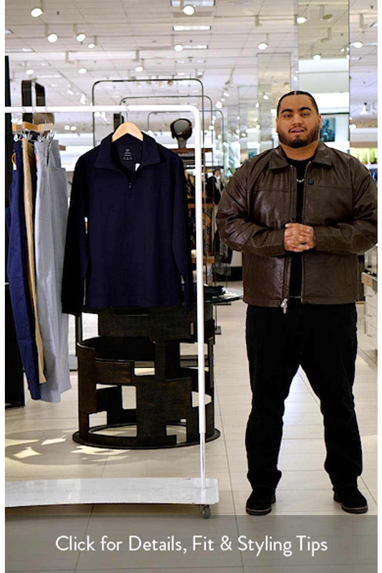 Thermoregulated Regular Fit Quarter Zip Sweater video