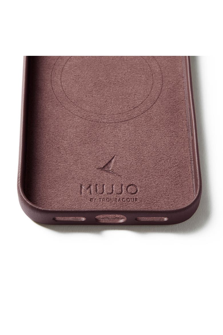 Full Leather Case for iPhone 17 Pro Max, Alternate, color, Bronze Red